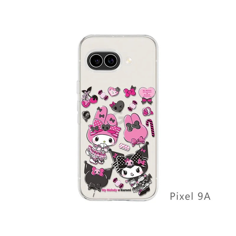 Kawaii Kuromi TPU Case for Google Pixel 7 8 9 10 Pro XL Cover
