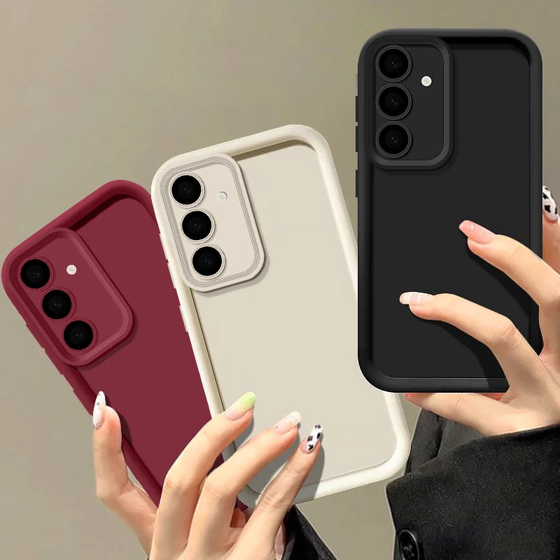Candy Color TPU Case for Samsung Galaxy S23 S24 S25 S26 & A Series