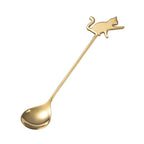 Cute Cat Coffee Spoon 304 Stainless Steel – Dessert & Ice Cream Spoon