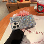 Luxury Glitter Diamond Silicone Case for iPhone 17 16 15 14 13 Pro Max