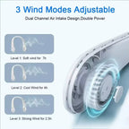 Hands-Free Neck Fan UK USB Rechargeable Bladeless Cooling Fan