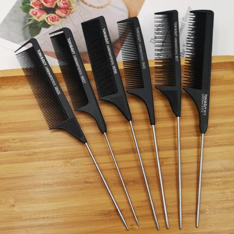 Rat Tail Comb | Fine Tooth Stainless Steel Salon Comb Main image