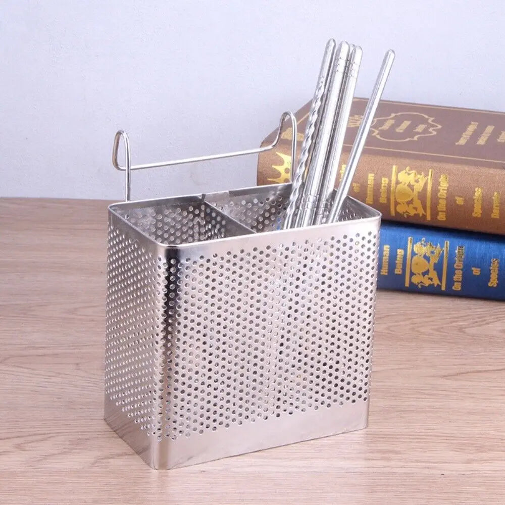 Stainless Steel Chopstick Holder Cutlery Drainer
