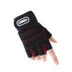 Weight Lifting Gloves Workout Gym Wrist Wrap Half Finger Men Women Pro