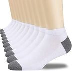 10 Pairs Men's Bamboo Fiber Socks Breathable Cotton Sports & Business Sox
