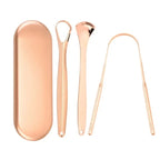 Reusable Stainless Steel Tongue Scraper Fresh Breath Oral Hygiene Tool