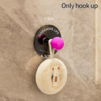 Adhesive Wall Hook Durable No-Drill Coat & Bathroom Storage Hook