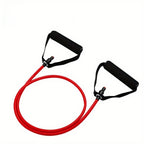 1pc 4-Level Resistance Bands with Handles for Home Workout Fitness