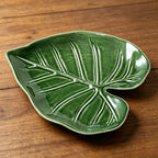 Ceramic Leaf Spoon Rest Kitchen Utensil Holder