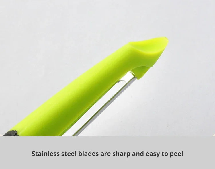 Stainless Steel Vegetable Peeler Anti Slip Handle Fruit & Potato Scraper