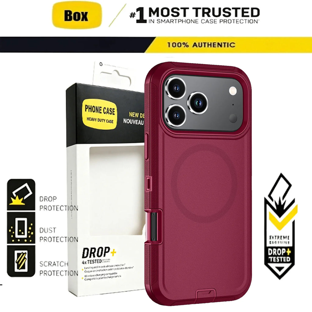 Heavy Duty iPhone Case with MagSafe Shockproof Protection