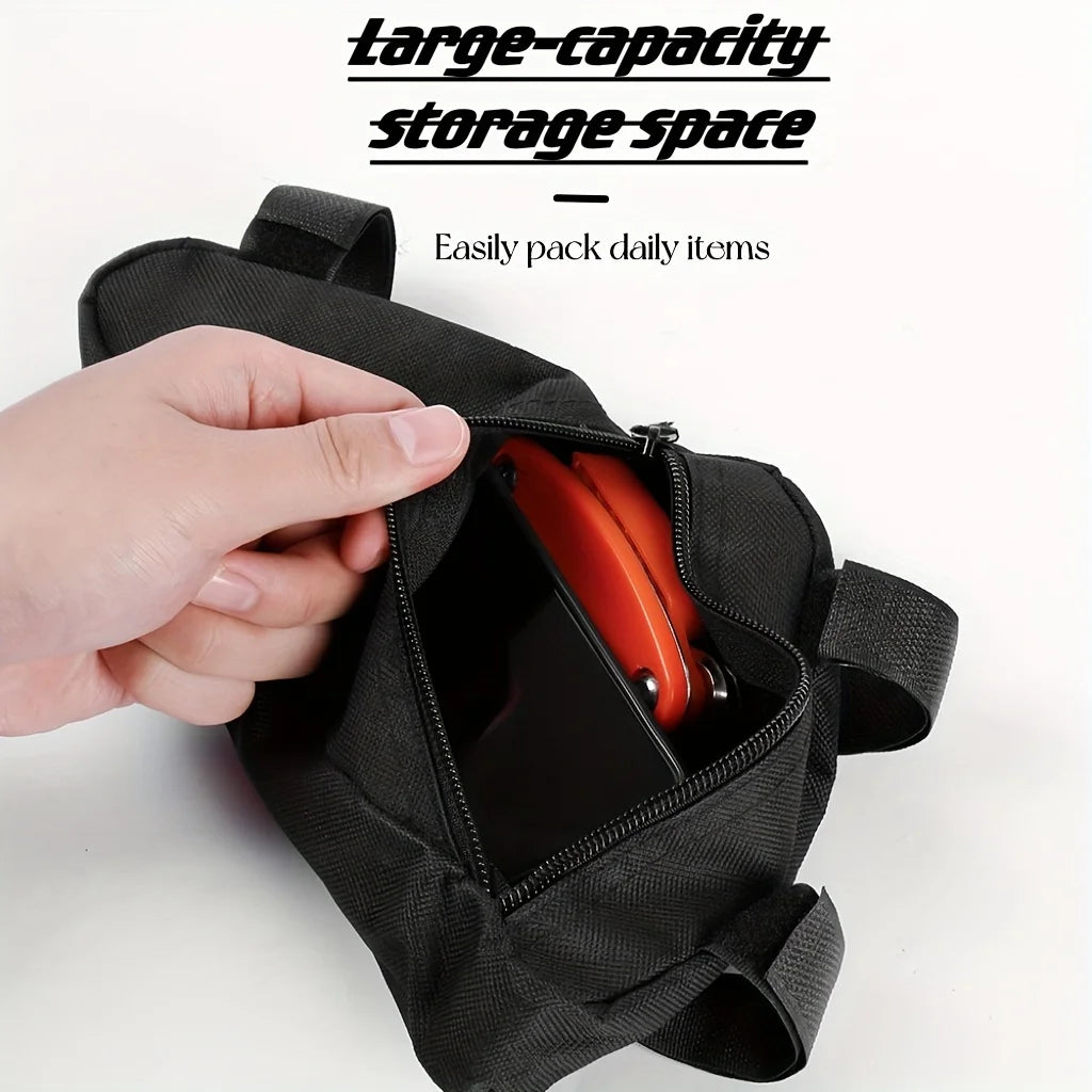 Waterproof Bicycle Triangle Frame Bag MTB Top Tube Tool Storage Bag