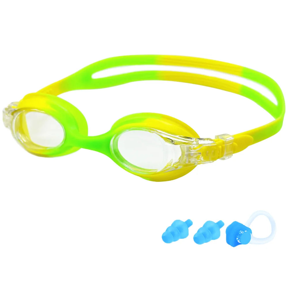 Kids Swimming Goggles Anti-Fog UV Protection Ages 3-14
