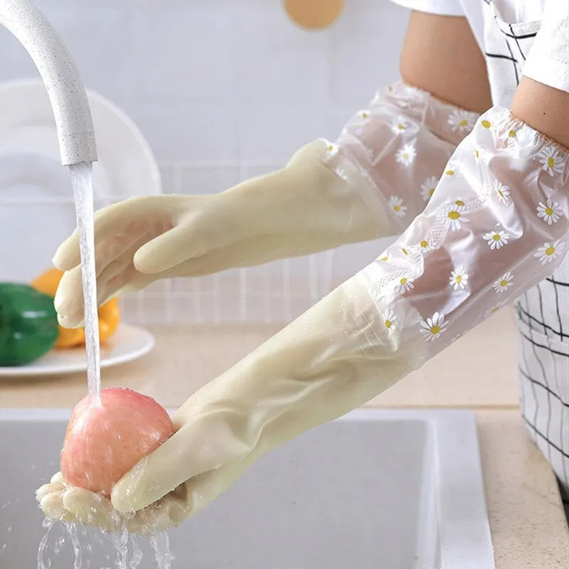Waterproof Cleaning Gloves Latex Rubber Gloves Main image
