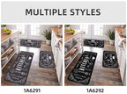 VIKAMA Kitchen Floor Mat UK Absorbent Non-Slip Waterproof Rug