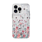 Aesthetic Flower Clear Case for iPhone 11 12 13 14 15 16 Pro Max