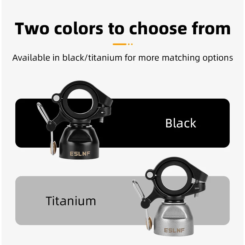 ESLNF Bike Bell Copper MTB Road Bike Bell with Cowbell Mode