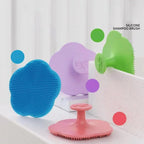 Baby Silicone Shampoo Brush Soft Scalp Massage Bath Brush