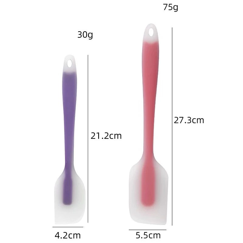 Silicone Cake Scraper Spatula Non-Stick Baking & Cream Frosting Tool