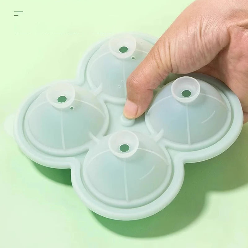6.5cm Large Ice Ball Mold Silicone Ice Cube Maker for Whiskey & Cocktails