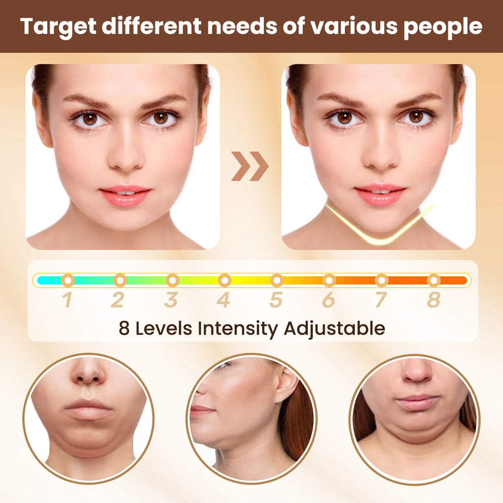EMS V Face Lifting Beauty Device Microcurrent Facial Firming Massager