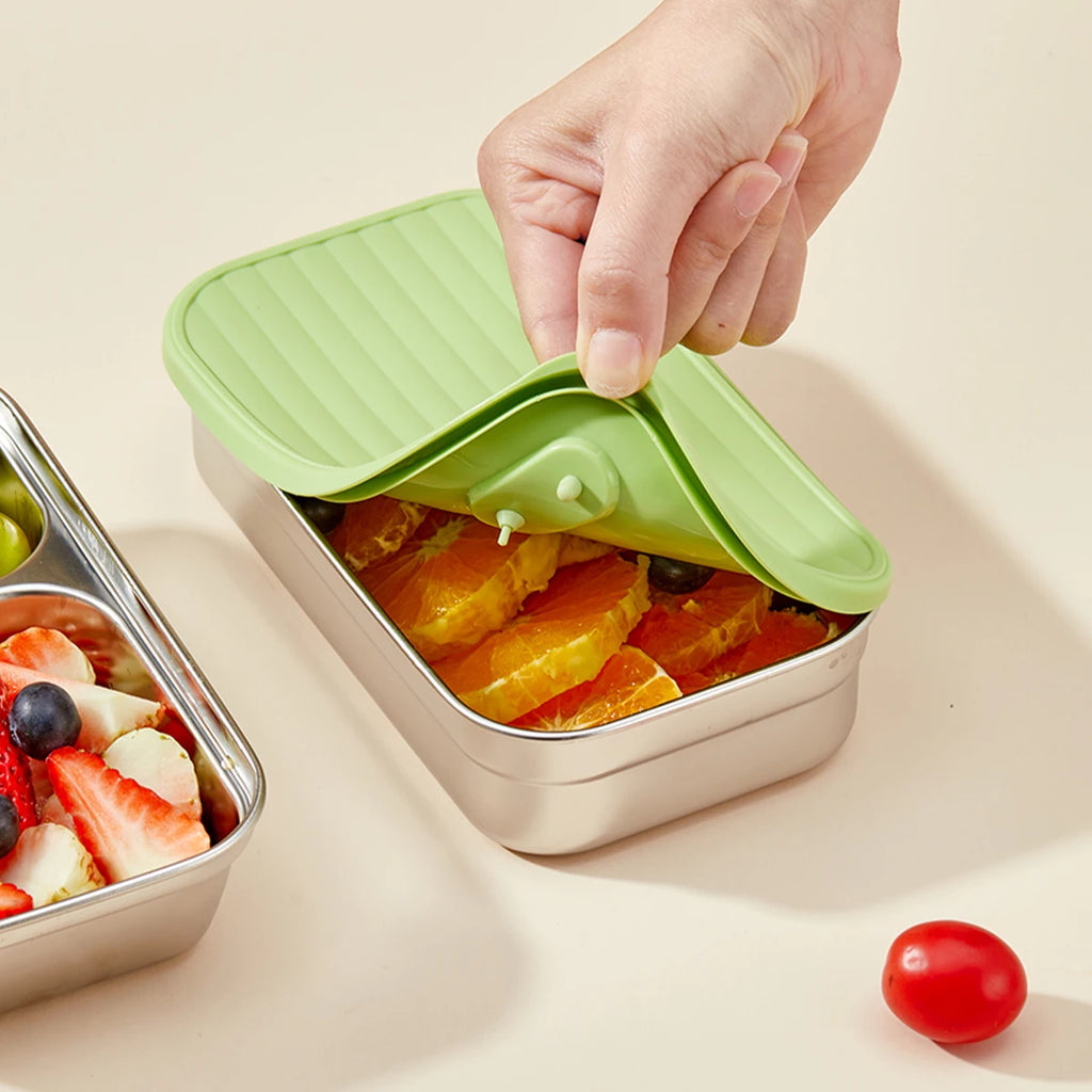 WORTHBUY 304 Stainless Steel Lunch Box Leakproof Stackable Food Container