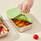 WORTHBUY 304 Stainless Steel Lunch Box Leakproof Stackable Food Container