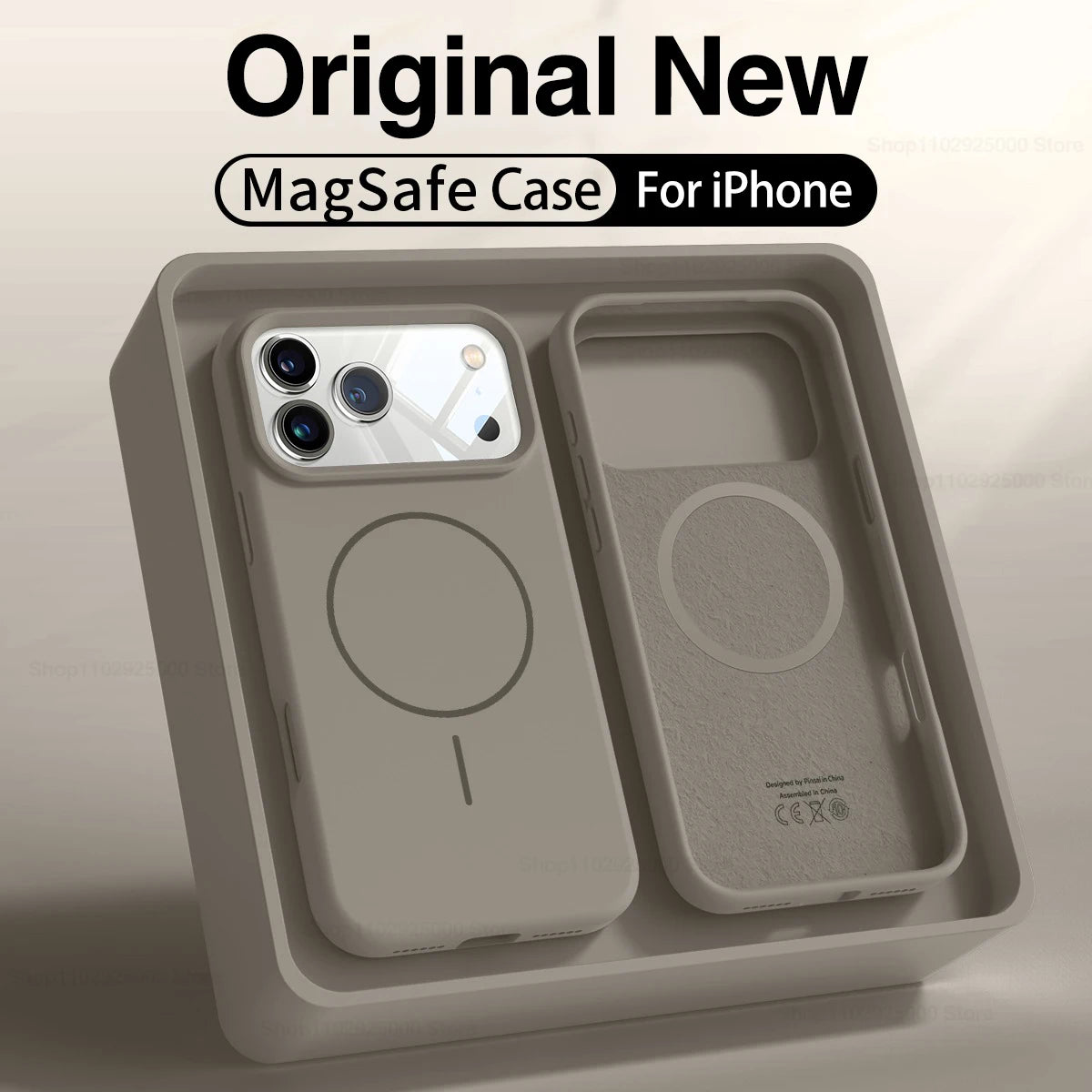 MagSafe Liquid Silicone Case for iPhone 12 13 14 15 16 17 Pro Max