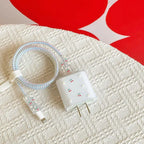 Cute Cherry Charger Cover for iPhone 20W USB Cable Protector