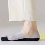 Men Invisible Socks 3Pairs Breathable No Show Mesh Casual