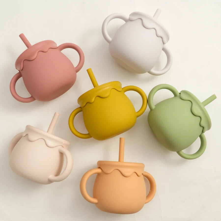 Baby Feeding Cups Portable Sippy Cup Snack Container Secondary image