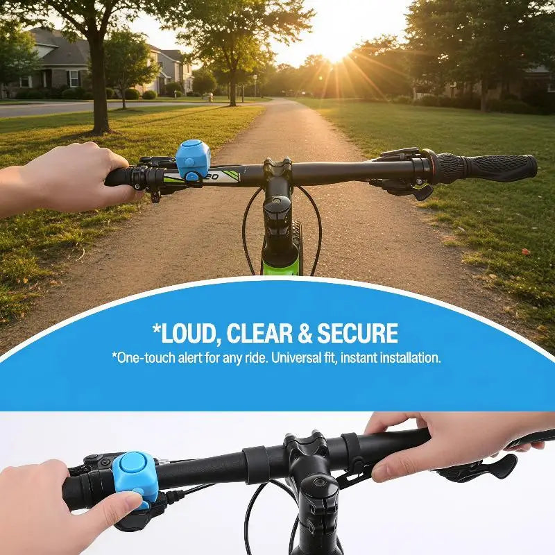 130dB Electric Bike Horn Loud Bicycle Safety Bell with Police Siren