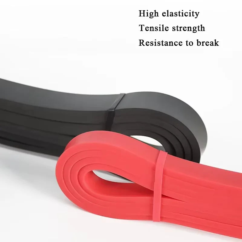 Stackable Heavy Tension TPE Resistance Bands Anti-Snap Home Gym Yoga