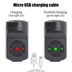 USB Rechargeable Electric Bike Bell Waterproof MTB Bicycle Warning Horn