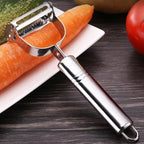 Stainless Steel Vegetable Peeler & Julienne Slicer – Potato & Carrot Grater Tool
