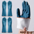 Fleece Lined Cleaning Gloves Waterproof Kitchen Gloves