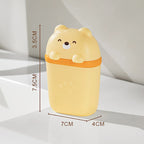 Cartoon Bear Soap Box – Waterproof Portable Travel & Bathroom Storage Case