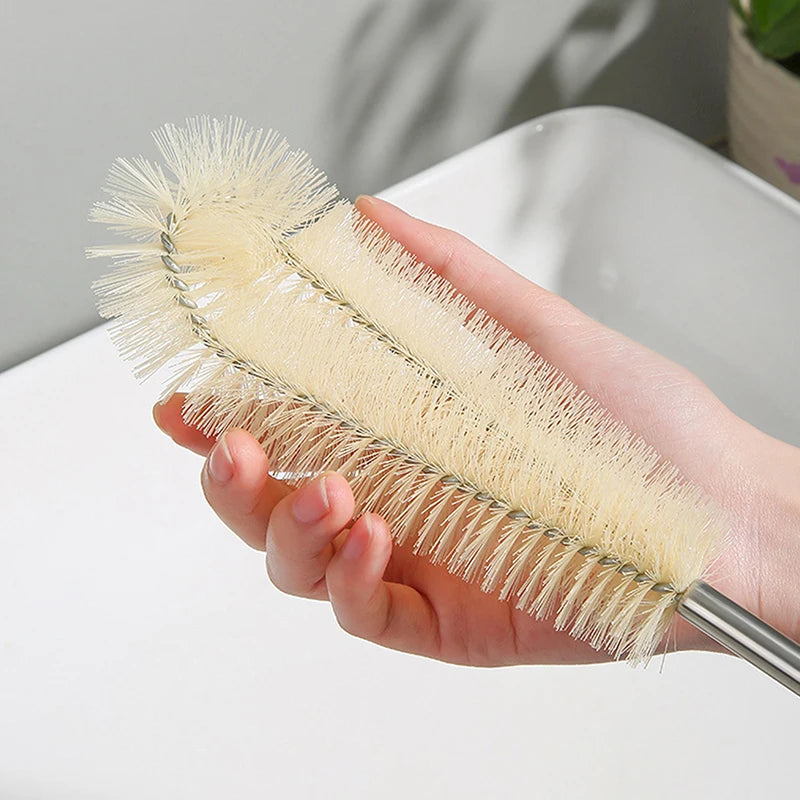 Wooden Bottle Cleaning Brush Long Handle Scrubber