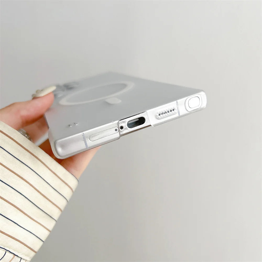 Ultra Slim MagSafe Clear Case for Samsung Galaxy S22 S23 S24 S25 S26