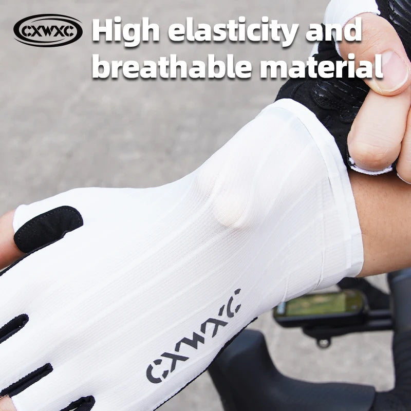 Half Finger Cycling Gloves Breathable Anti Slip MTB Wrist Support