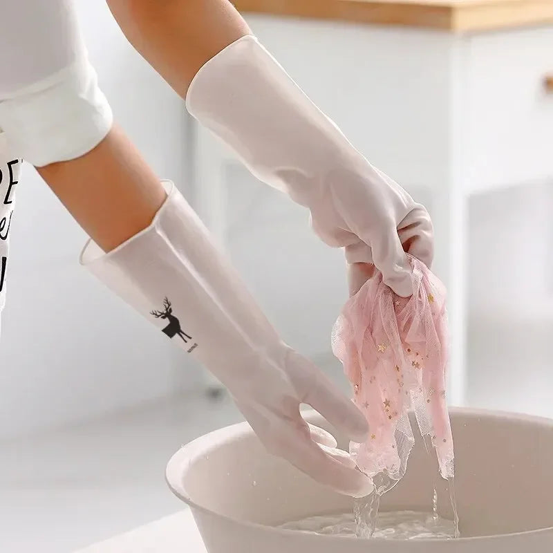Waterproof Cleaning Gloves Latex Rubber Gloves