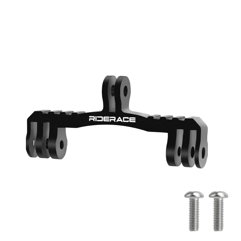 Dual Bike Computer Camera Mount Aluminum GoPro GPS Handlebar Bracket Main image