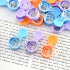 2PCS Mini 2mm Lead Sharpener with Magnifying Glass