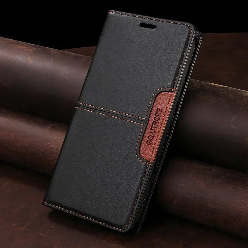 Leather Wallet Case for Xiaomi 11T 12T 13T 14T 15T 17T Poco X Series