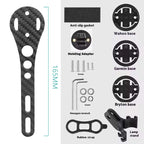 14g Carbon Fiber Bike Computer Mount GPS Speedometer GoPro Holder
