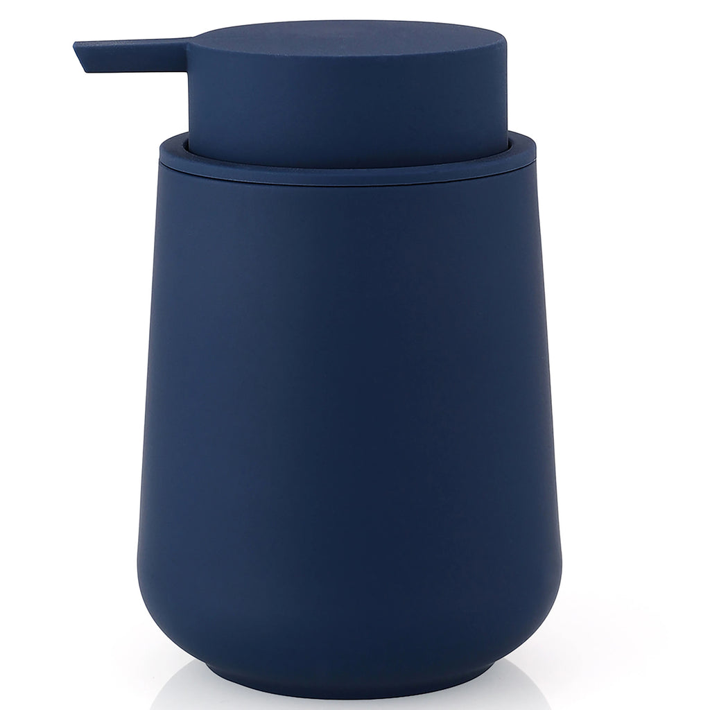 Matte Black Liquid Soap Dispenser 11oz Modern Bathroom & Kitchen Pump Bottle