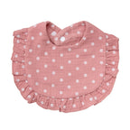 Flower Print Baby Bibs Soft Cotton Feeding Scarf for Girls