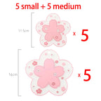 Kawaii Pink Sakura Silicone Coasters Blossom Cup Mats Home Décor Gift