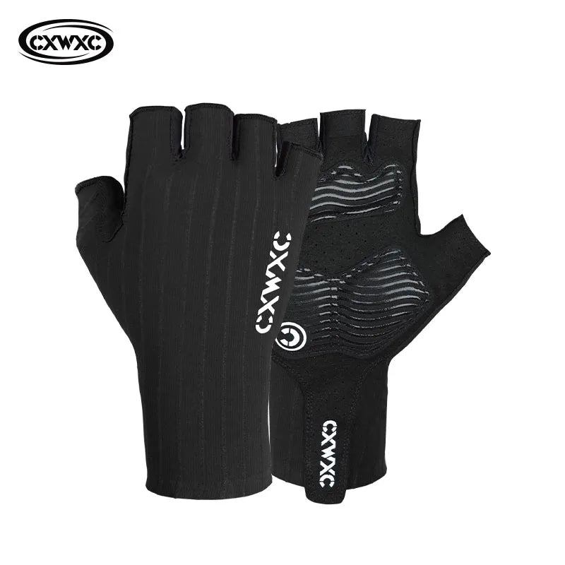 Half Finger Cycling Gloves Breathable Anti Slip MTB Wrist Support