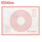 UNTIOR Silicone Baking Mat Non-Stick Dough Kneading & Pizza Rolling Pad